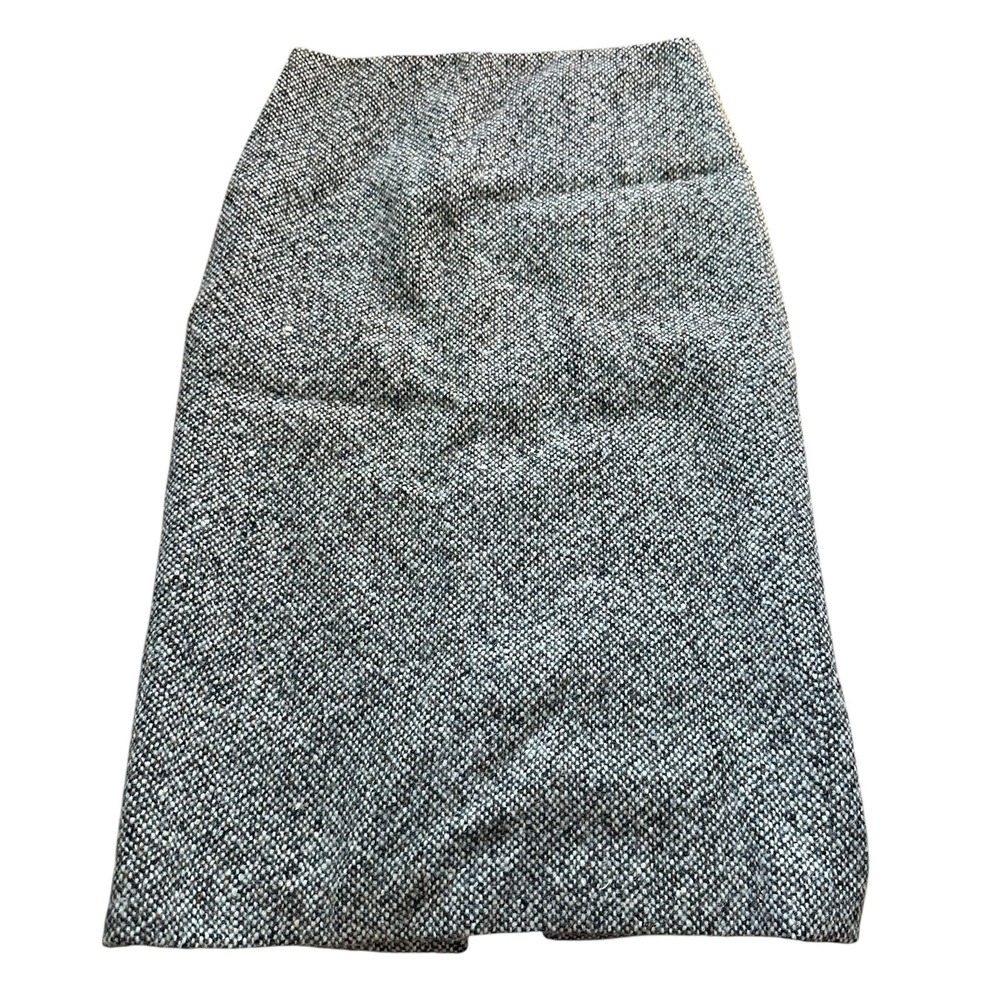 Barneys New York Womens Tweed Wool Blend Pencil Skirt Italian Designer